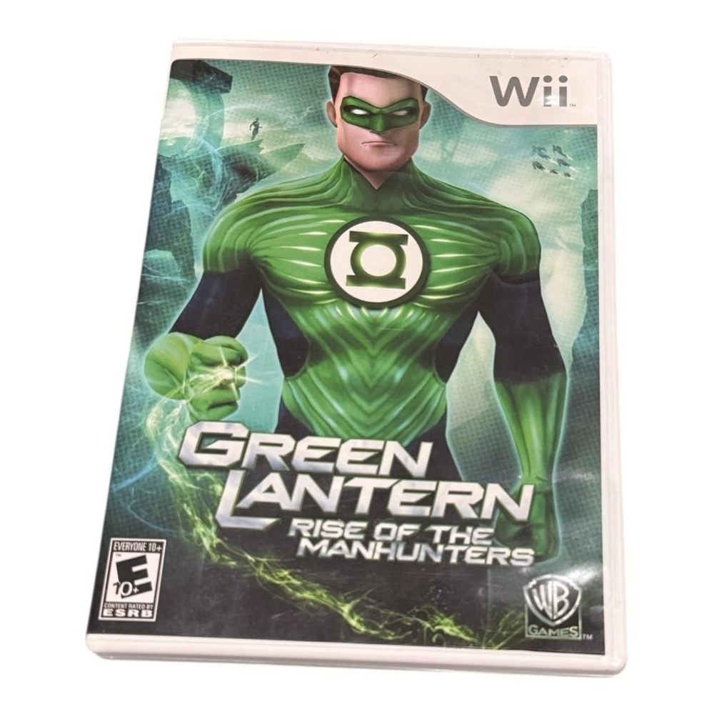 Green Lantern Rise Of The Manhunters Nintendo Wii Video Game Complete WB E10+